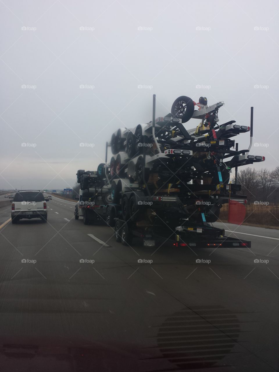trailer full of trailers