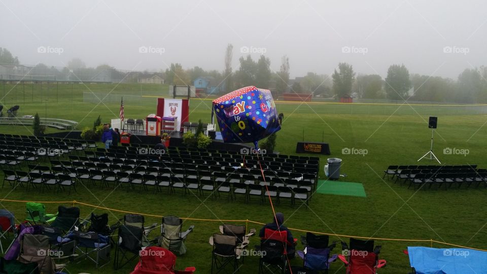 Waiting at Graduation