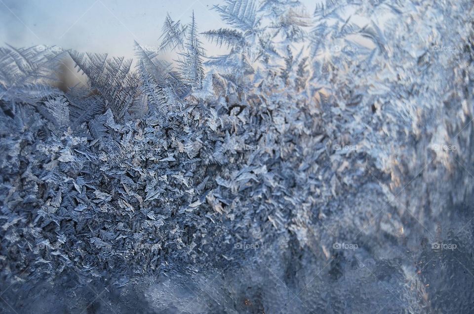 Pattern of ice