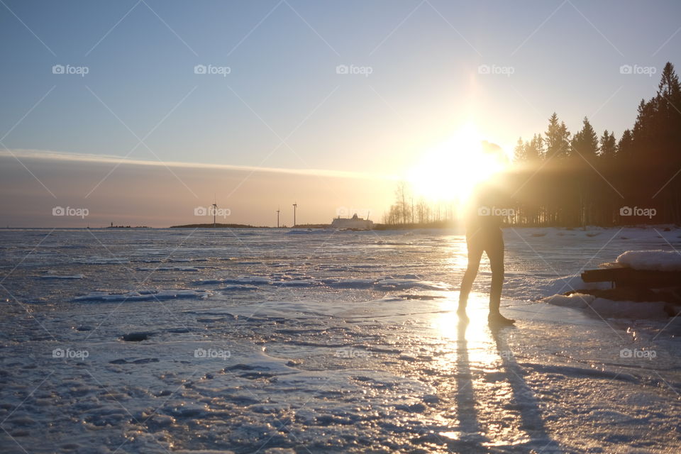 Sunset, Dawn, Water, Sun, Beach