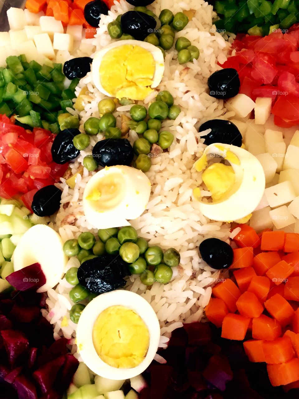 Delicious mixed salad 