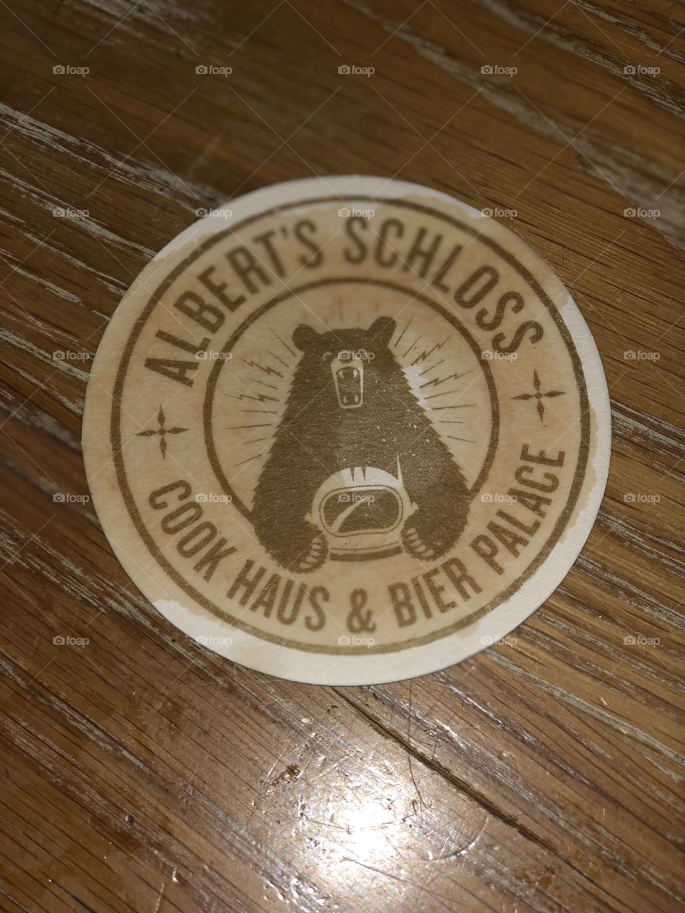 Albert’s Schloss Beer Mat 