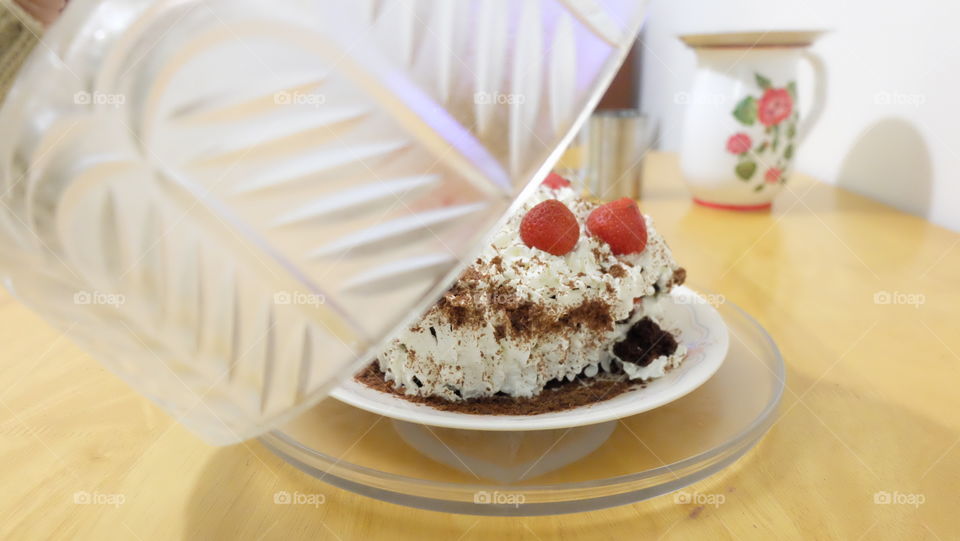 Strawberry and Chocolate cake