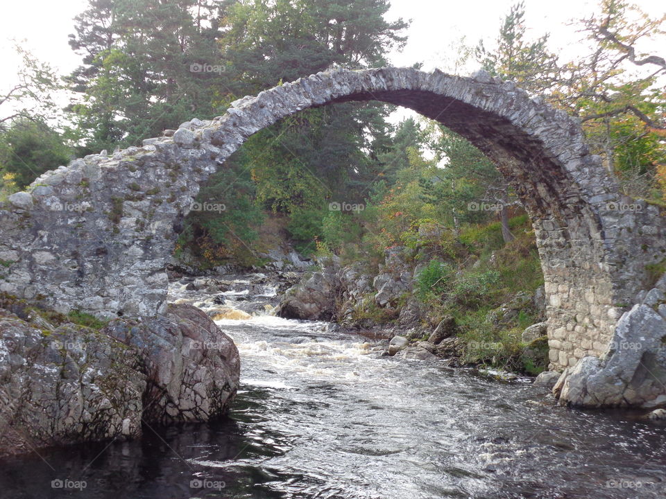 alte Steinbrücke in Schottland 1