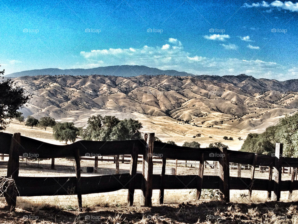fence mountains california caliente by challem