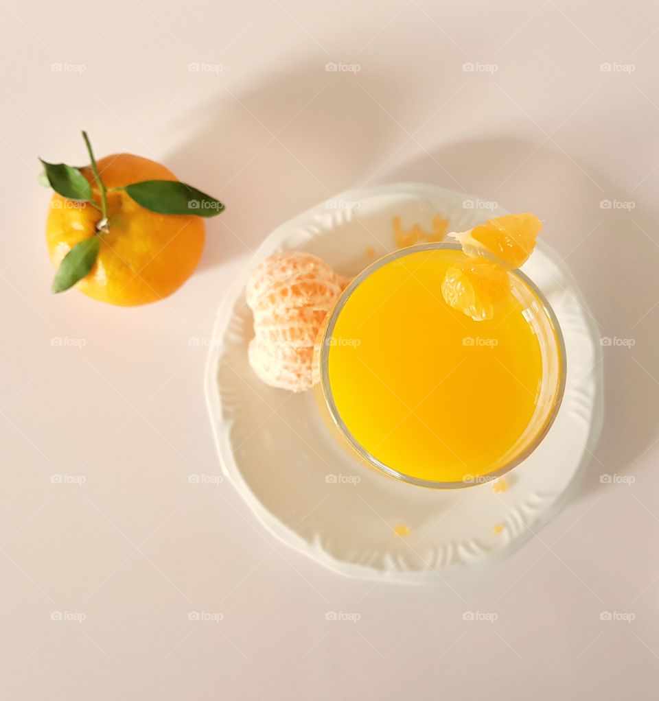 Tangerine juice