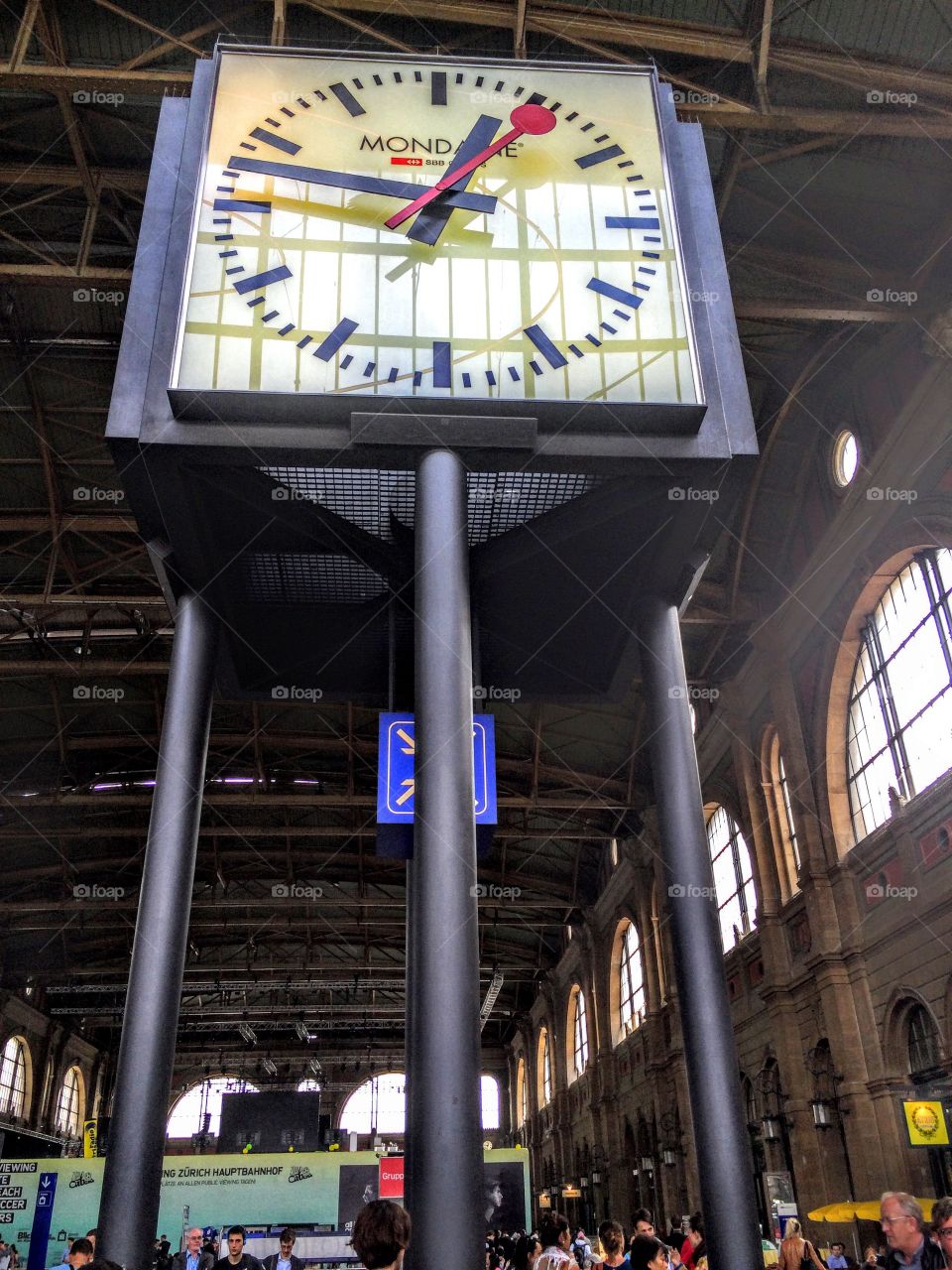 The Big Clock (meeting place) 
Zurich, Switzerland