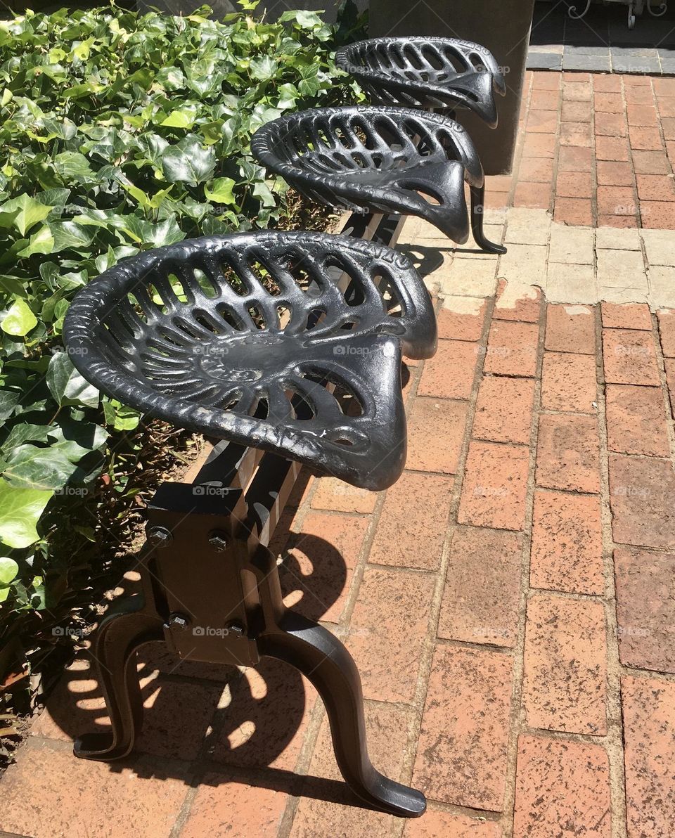 Unique metal chairs 