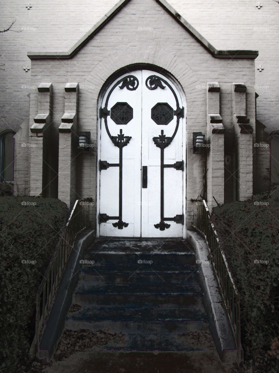 Skull-like Church Door