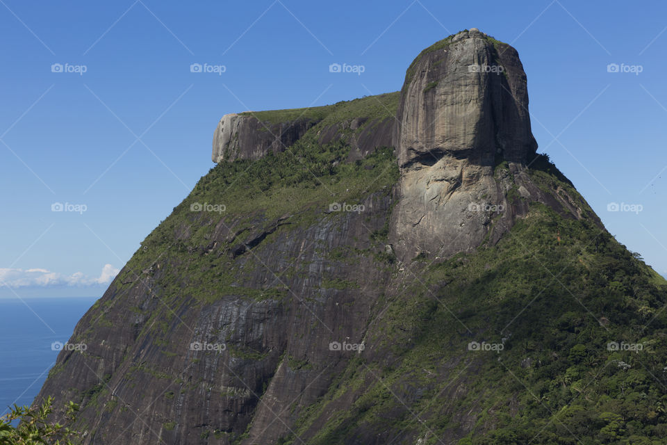 Pedra da Gavea in Rio de Janeiro Brazil.