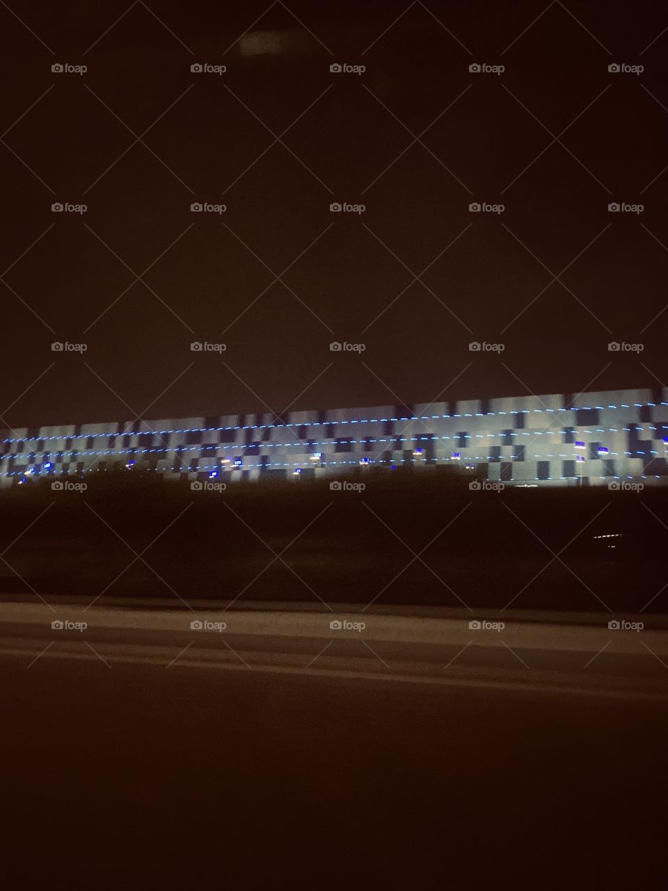 Street view in Jeddah at night 