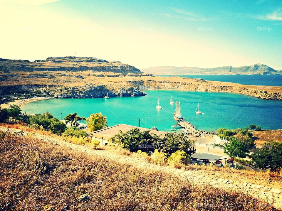 Lindos bay