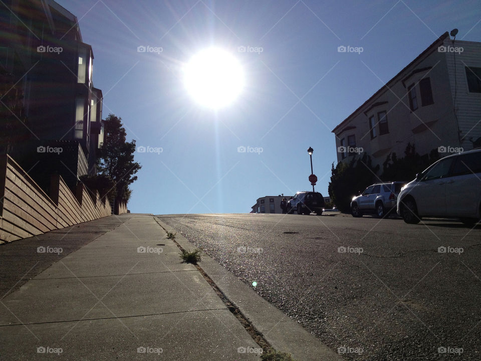 Sun in San Francisco