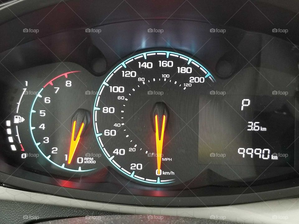 Dashboard Speedometer Odometer