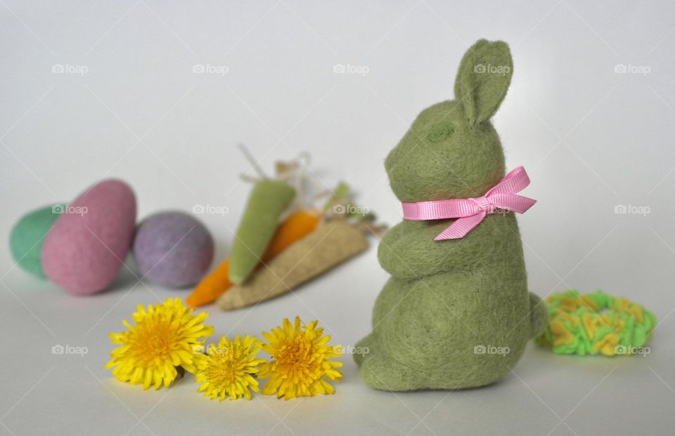 Easter bunny, spring decor 
