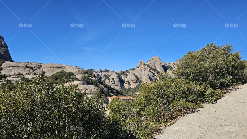 Parte alta de Montserrat (Catalunya España)