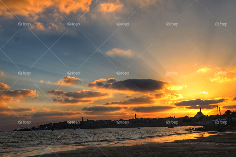 Beach landscape.