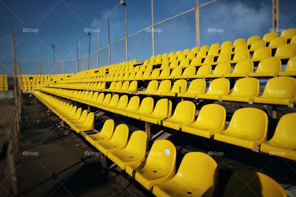 Yellow seats