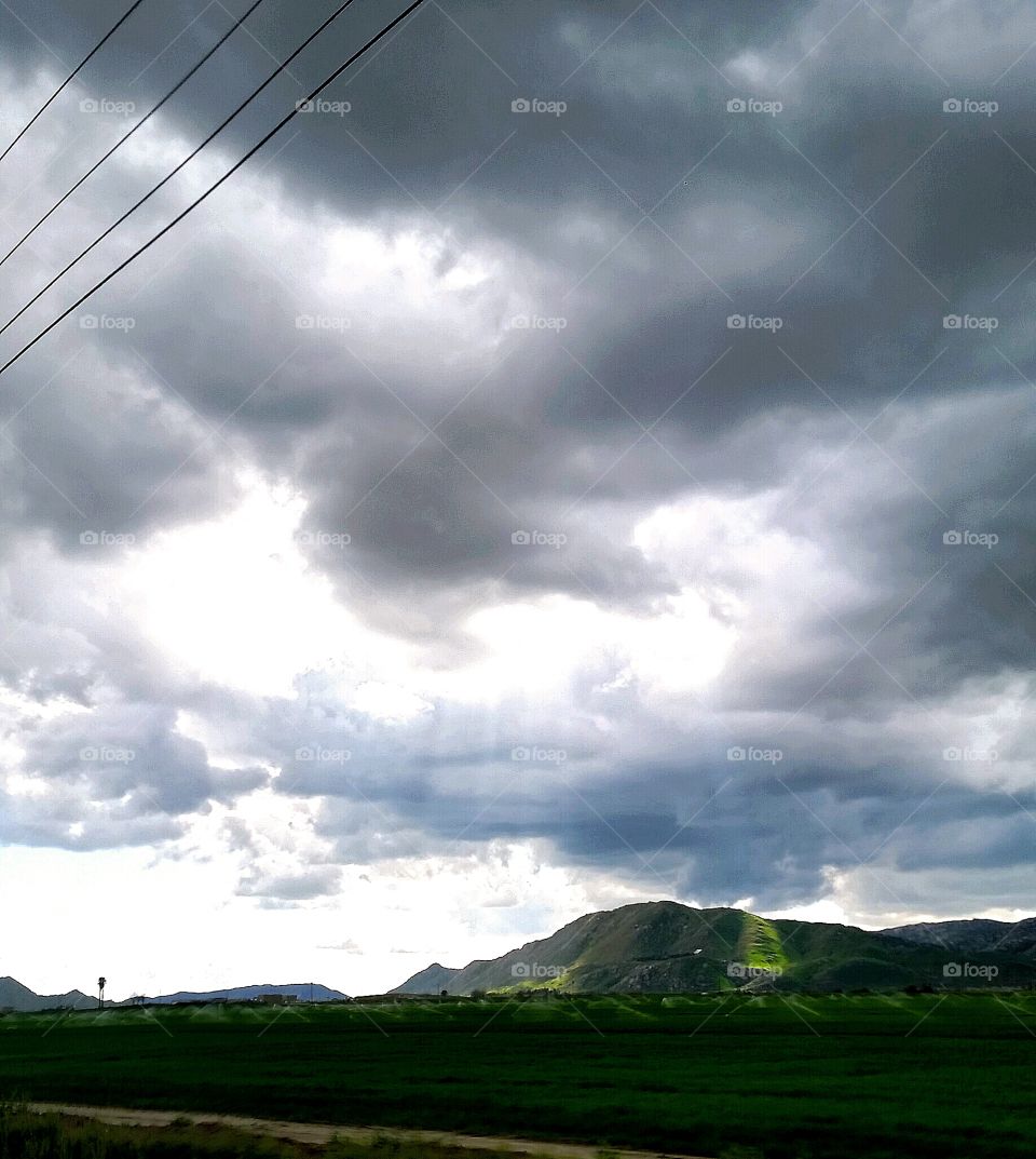 magical beams of light