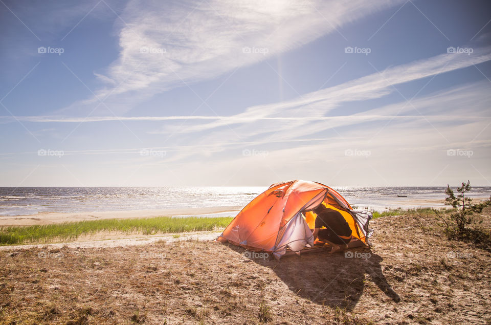 Beach, Travel, Water, No Person, Sea