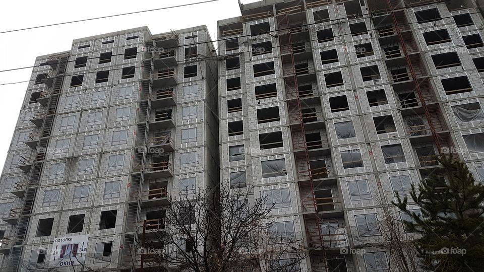 multi storey building construction in progress