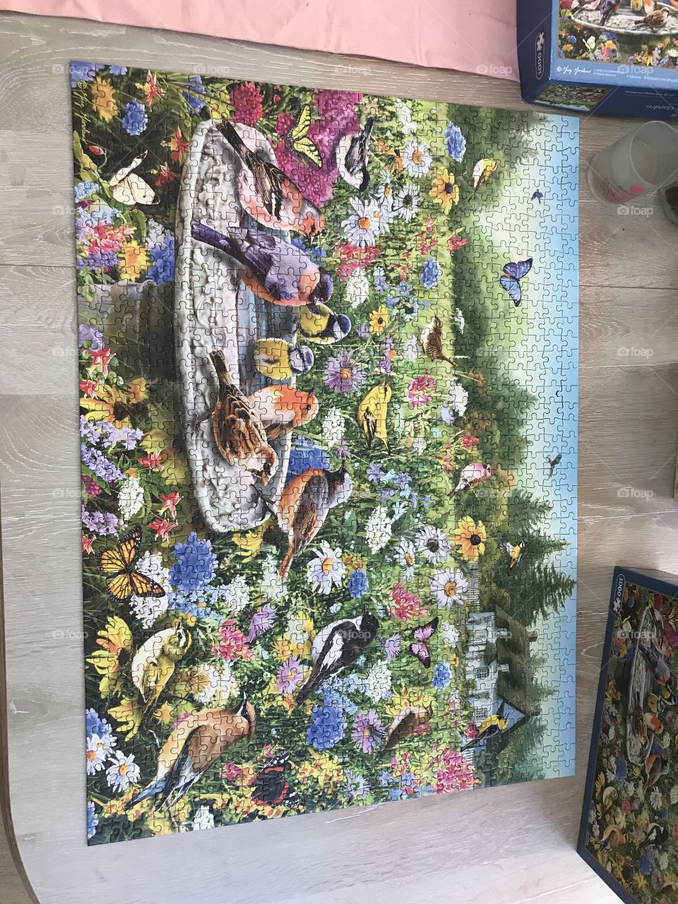 Proof that a parent with Alzheimer’s can achieve a 1000 piece puzzle ! 
