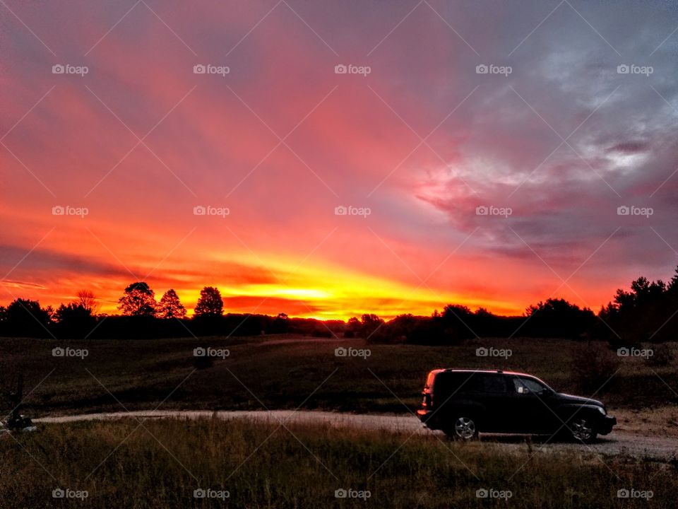 Sunset in Michigan