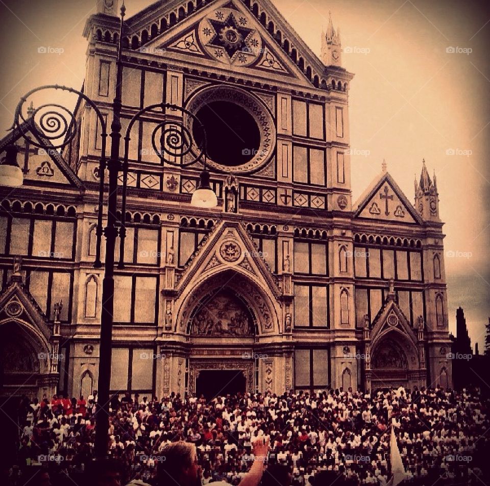 Firenze piazza santa croce  calcio storico fiorentino