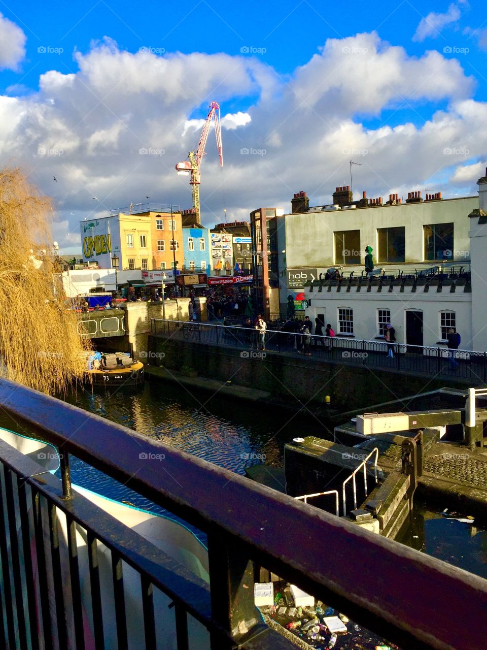 I took this picture in Camden during our trip to London