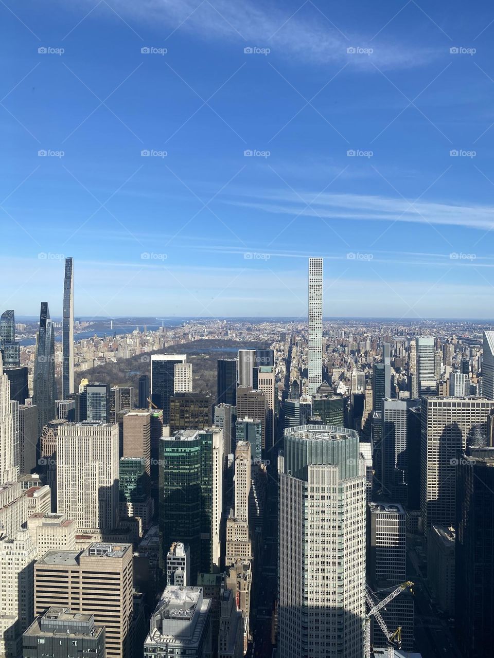 Uptown View of NYC and Central Park