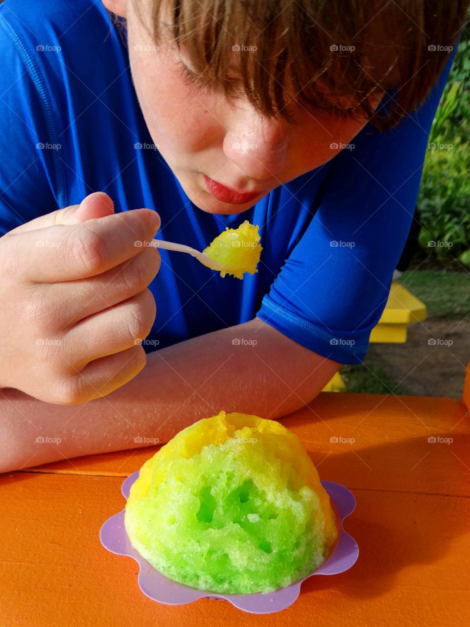 Hawaiian Shaved Ice Frozen Treat