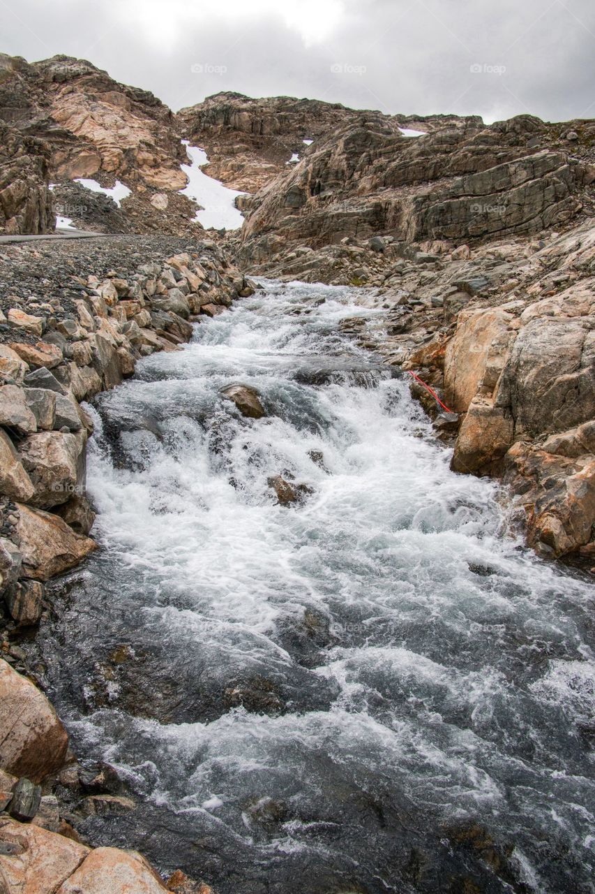 Rapids at folgefonna national park