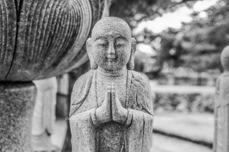 Buddha Statue At Miyajima Japan