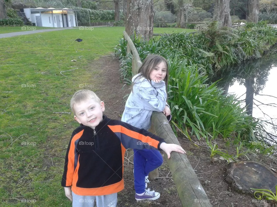 at the park