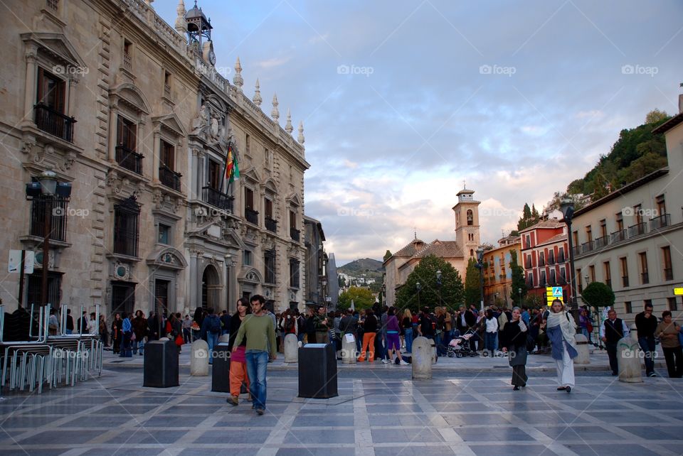 Plaza Nueva, Granada. 