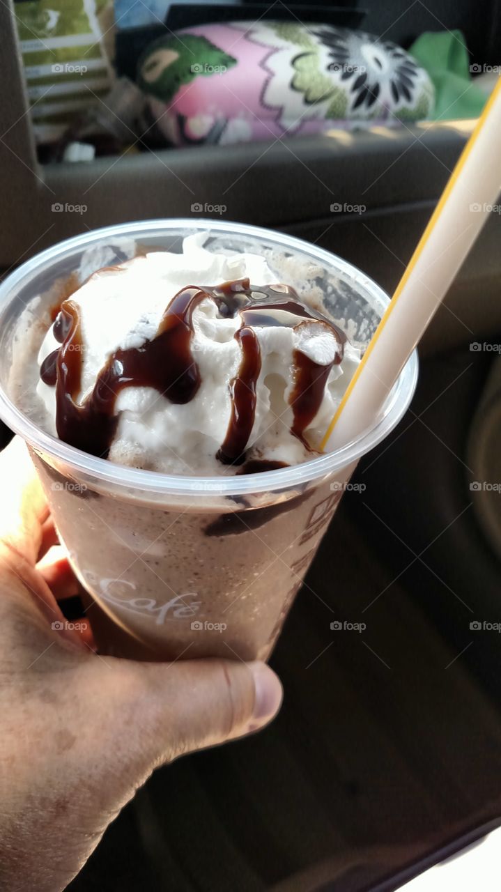 Coffee around the world 
so refreshing on a hot day is a frappe