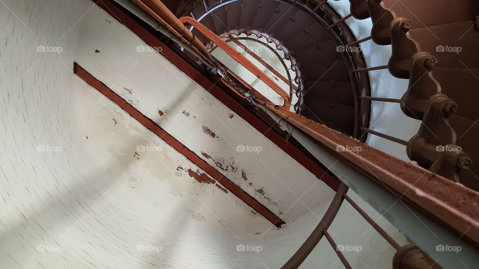 inside the lighthouse