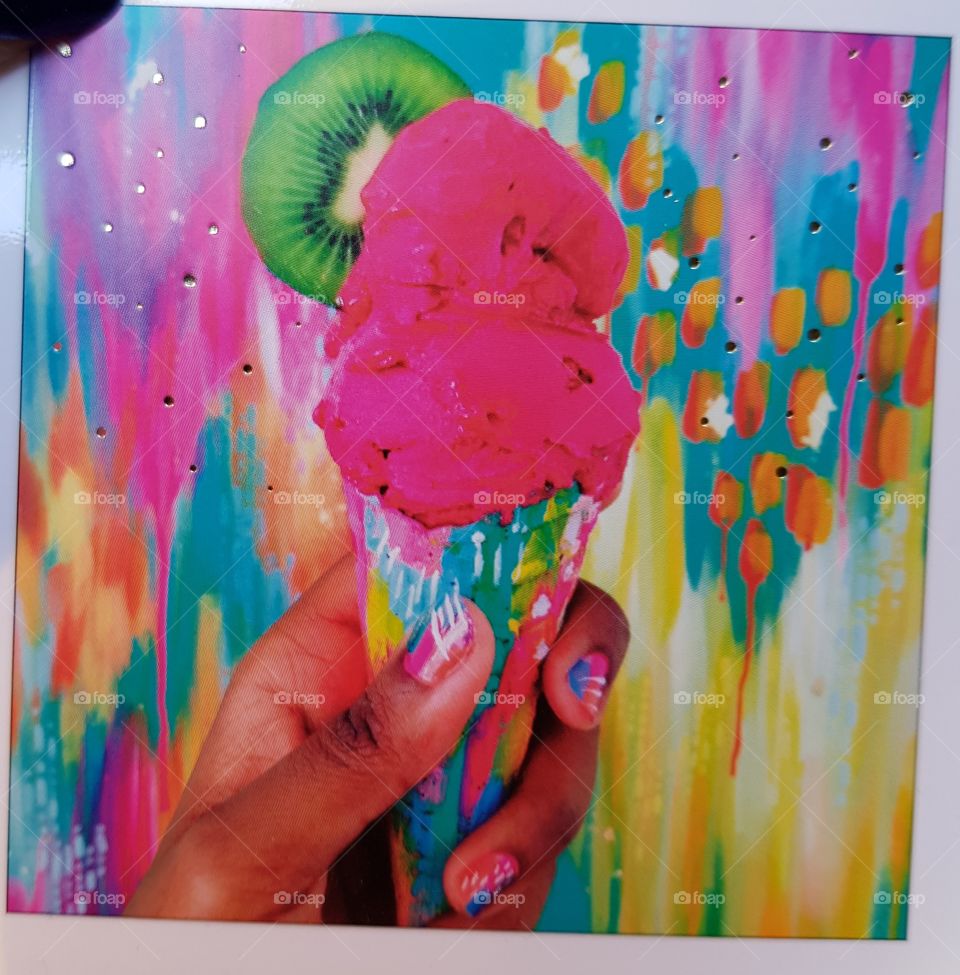 ice cream colour