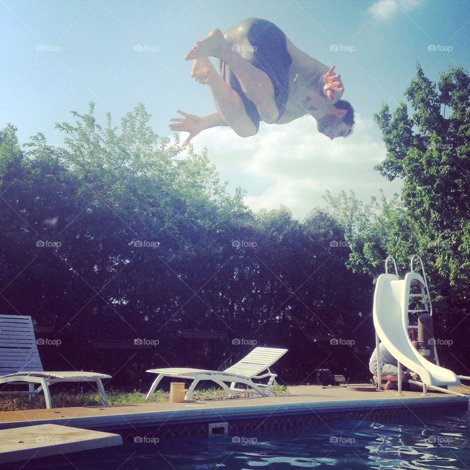 Reverse cannonball