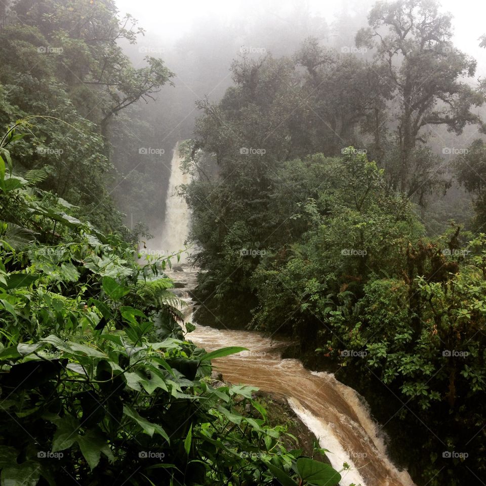 Waterfall. Costa Rica 