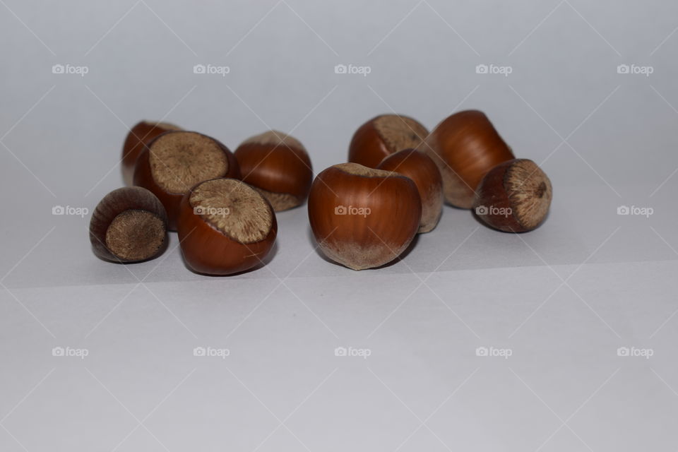 nuts picked from the walnut grove, hazelnuts
