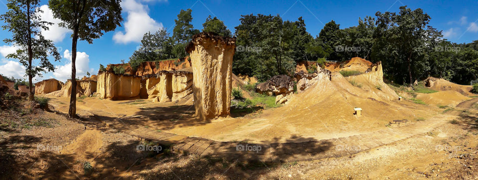 Grand Canyon of Thailand was known as Phae Mueang Phi ,Phrae in Thailand