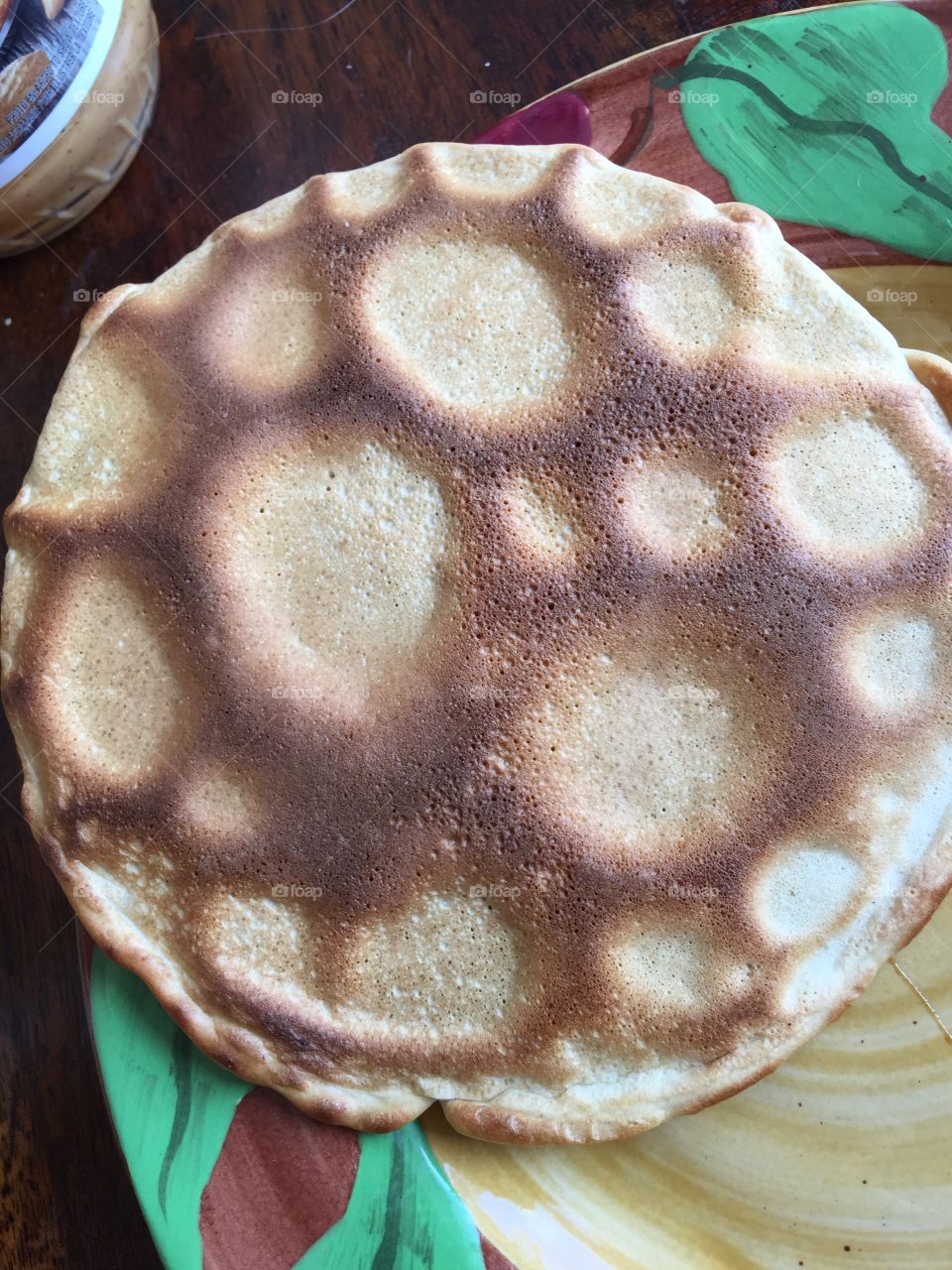 Sourdough pancake or the moon?