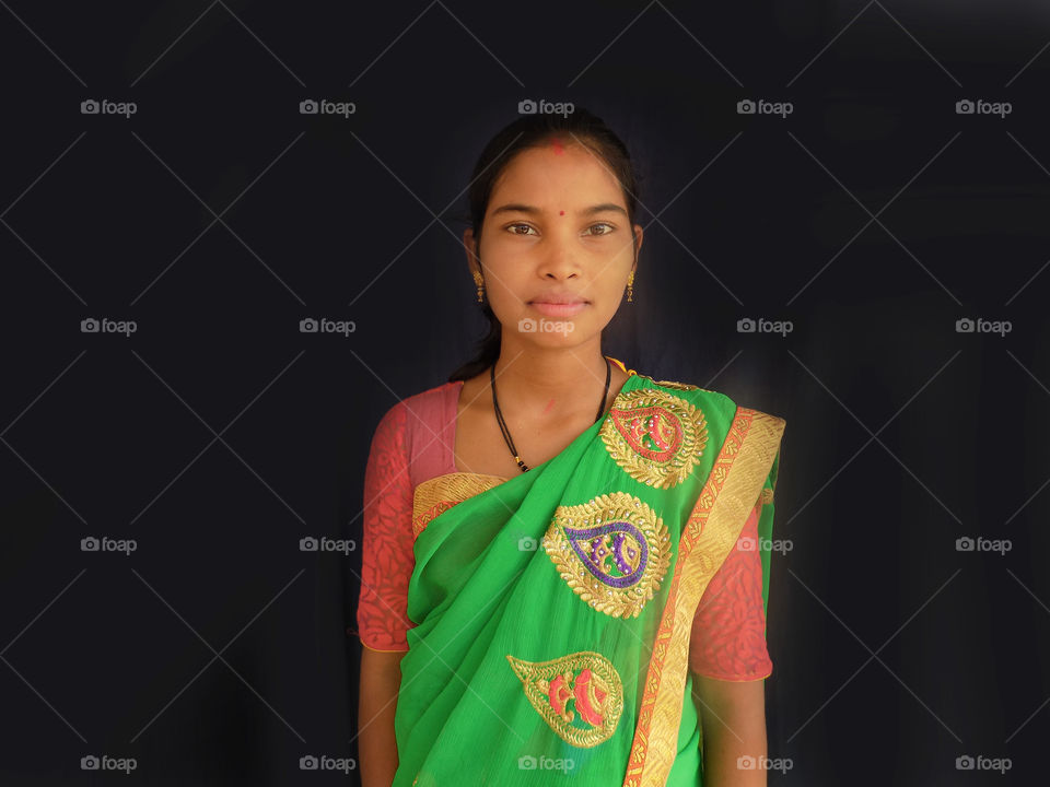girl in saree