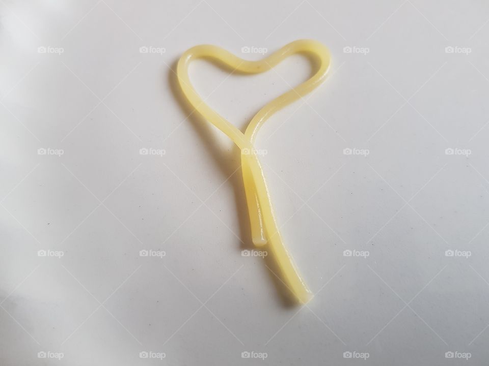 pasta in heartshape