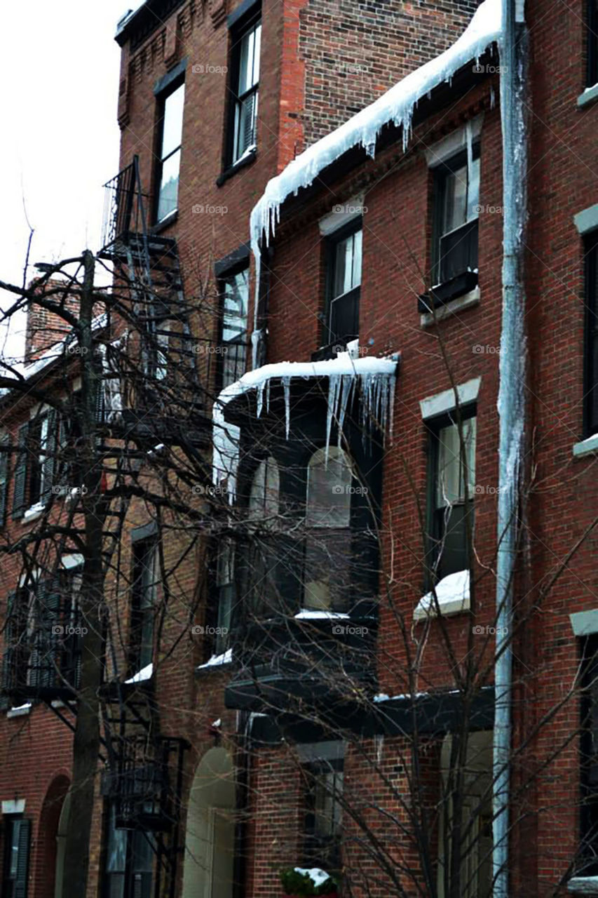 Icicles in Boston