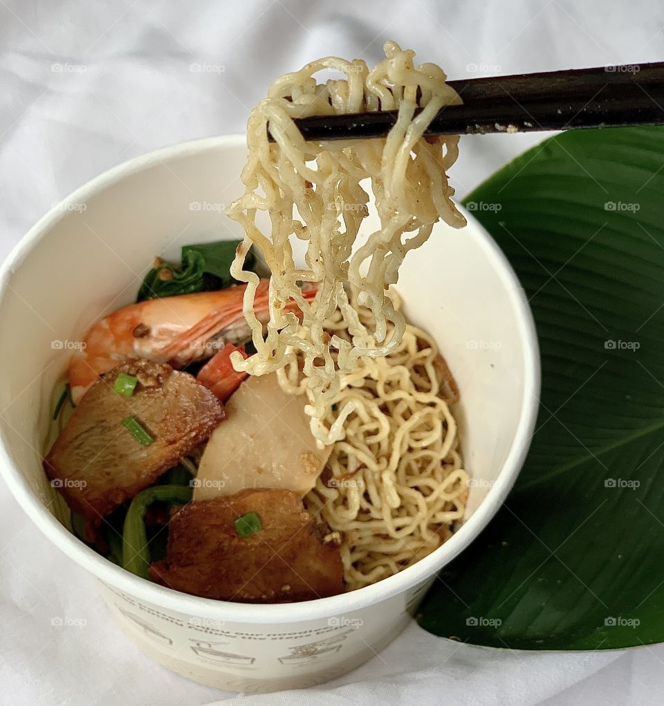 Premium Sarawak kolo mee bowl