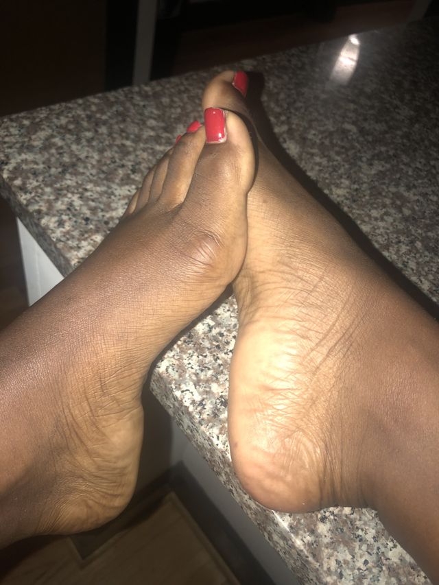 Feet nice ebony Pretty Feet