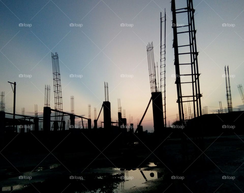 Beautiful evening photo / Excellent photo / An evening for your name / New creation evening / Evening and newly constructed color photo / Unfinished construction photo / Cool evening image for you /