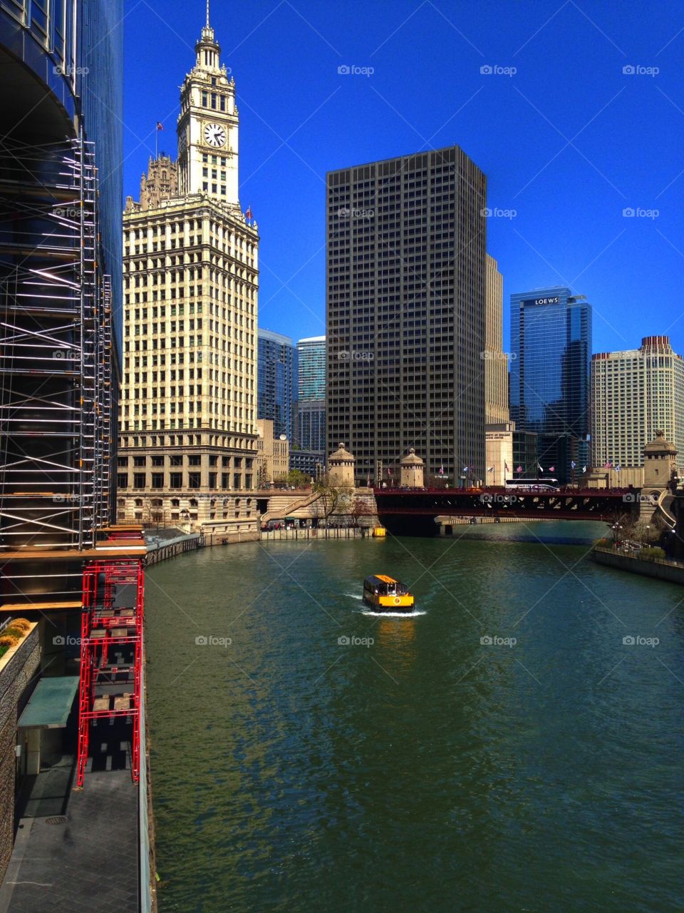 Chicago River. Chicago 